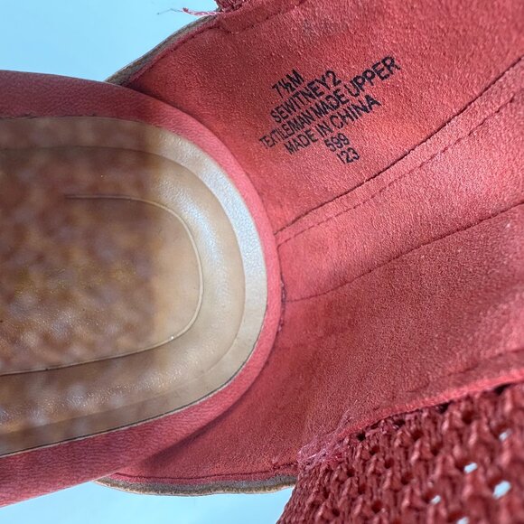 Easy Spirit Womens Platform Ankle Strap Sandal Size 7.5 Pink Open Toe Comfort - Picture 4 of 8